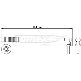 Compre Contacto avisador, desgaste da pastilha de travão da TOMEX brakes TX 30-69 a um preço baixo por 4,81 €