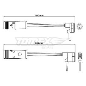 Warnkontakt, Bremsbelagverschleiß TX 30-82 von TOMEX brakes günstig für 8,91 € online kaufen