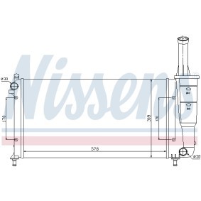 Kühler, Motorkühlung 691307 von NISSENS günstig für 111,75 € online kaufen