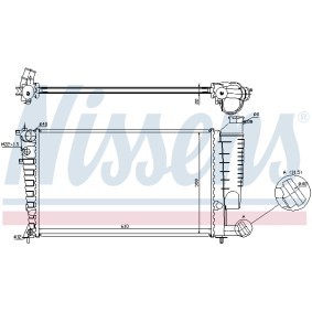 Kühler, Motorkühlung 691787 von NISSENS günstig für 87,57 € online kaufen
