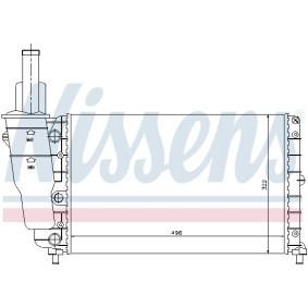 Kühler, Motorkühlung 692895 von NISSENS günstig für 84,40 € online kaufen