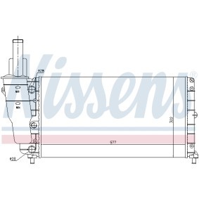 Kühler, Motorkühlung 698778 von NISSENS günstig für 77,68 € online kaufen
