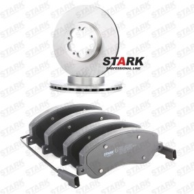 Achetez des Kit disque et plaquette de frein de chez STARK en ligne pour Transit Mk6 Camion plate-forme/Châssis (V347, V348, FM , FN , FF) à prix modérés