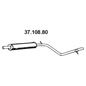 Comprar Silenciador intermedio de EBERSPÄCHER 37.108.80 a bajo precio de 180,13 €