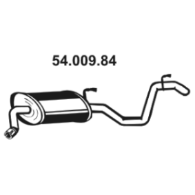 Comprar Silenciador trasero de EBERSPÄCHER 54.009.84 a bajo precio de 210,71 €