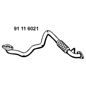 Auspuffrohre des Herstellers EBERSPÄCHER - Originalware Artikelnummer: 91 11 6021