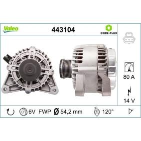 Compre Alternador da VALEO 443104 a um preço baixo por 241,95 €