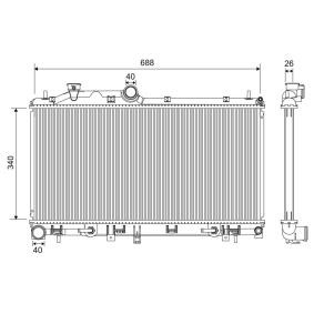 Kühler, Motorkühlung 701196 von VALEO günstig für 126,79 € online kaufen