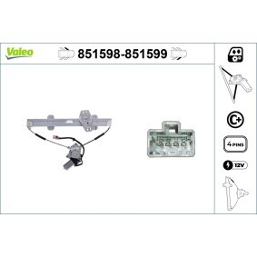 Compre Elevador de vidro da VALEO 851598 a um preço baixo por 155,01 €