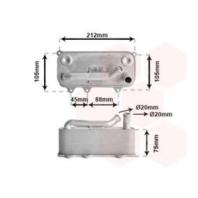 Comprar Enfriador de aceite de VAN WEZEL 03013706 a bajo precio de 95,98 €