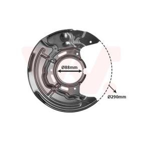 Compre Chapa deflectora, disco de travão da VAN WEZEL 5328372 a um preço baixo por 28,26 €