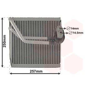 Comprar Evaporador, aire acondicionado de VAN WEZEL 8301V701 a bajo precio de 139,15 €