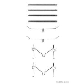 Achetez des Kit d'accessoires, plaquette de frein à disque de chez HERTH+BUSS JAKOPARTS en ligne pour 4 RUNNER (KZN18_, VZN18_, RZN18_) à prix modérés