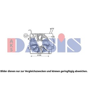 Compre Ventilador de radiador de AKS DASIS online para PICANTO (TA) a precios moderados