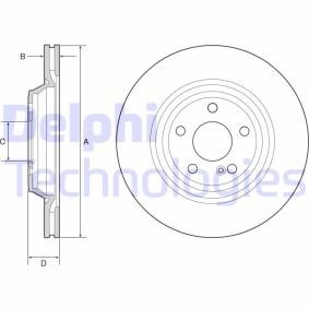 Compre Discos de travão de DELPHI online para SL (R231) a preços moderados