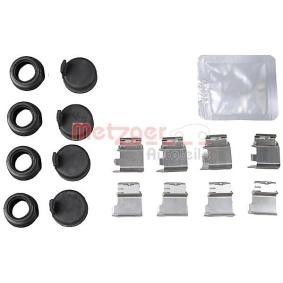 Achetez des Kit d'accessoires, plaquette de frein à disque de chez METZGER en ligne pour Interstar Van (X62B) à prix modérés