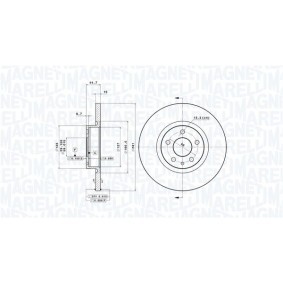 Bremsscheibe 360406010501 von MAGNETI MARELLI günstig für 94,00 € online kaufen