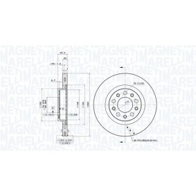 Bremsscheibe 360406011601 von MAGNETI MARELLI günstig für 108,35 € online kaufen