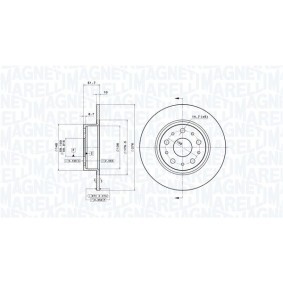 Bremsscheibe 360406029301 von MAGNETI MARELLI günstig für 77,34 € online kaufen