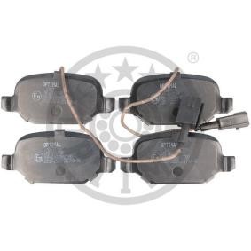 Bremsbeläge BP-12637 von OPTIMAL günstig für 25,38 € online kaufen