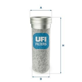 Comprar Filtro de aire complementario de UFI 27.484.00 a bajo precio de 50,55 €