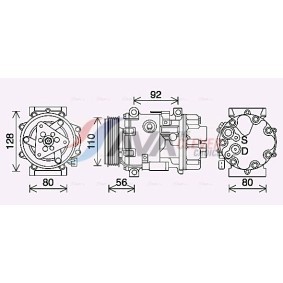 Kühlerlüfter für MERCEDES-BENZ von AVA COOLING SYSTEMS
