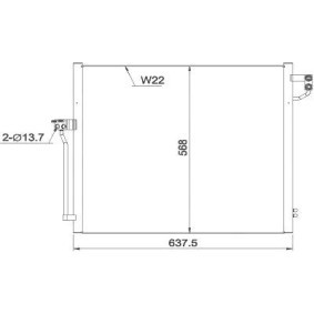 Acquista Radiatore aria condizionata da DIEDERICHS online per Classe M (W166) a prezzi moderati