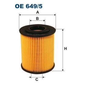 Köp Oljefilter av FILTRON OE 649/5 till det låga priset 122,42 kr