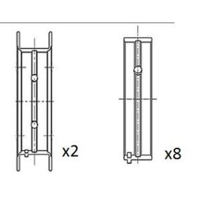 Kurbelwellenlager BM1053-STD von FAI AutoParts günstig für 49,85 € online kaufen