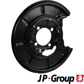Acquista Lamiera paraspruzzi disco freno da JP GROUP 1364302480 a buon mercato per soli 32,19 €