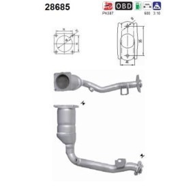 Katalysator 28685 von AS günstig für 397,66 € online kaufen