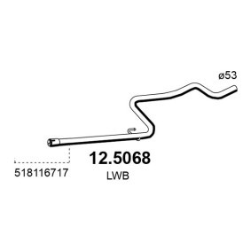 Abgasrohr 12.5068 von ASSO günstig für 103,53 € online kaufen