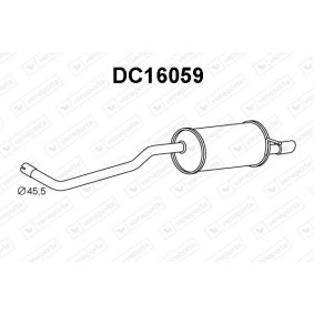 Comprar Silenciador trasero de VENEPORTE DC16059 a bajo precio de 113,28 €