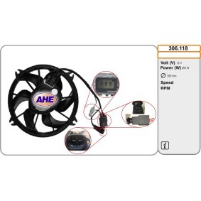 Kühlerlüfter 306.118 von AHE günstig für 270,34 € online kaufen