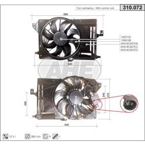 Comprar Ventilador de motor de AHE 310.072 a bajo precio de 218,88 €