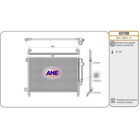Klimakondensator 43788 von AHE günstig für 177,50 € online kaufen