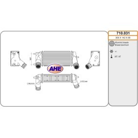 Ladeluftkühler 710.031 von AHE günstig für 119,40 € online kaufen