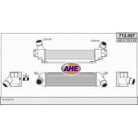 Ladeluftkühler 712.007 von AHE günstig für 273,11 € online kaufen