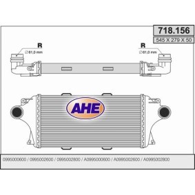 Acquista Intercooler da AHE online per GL (X166) a prezzi moderati