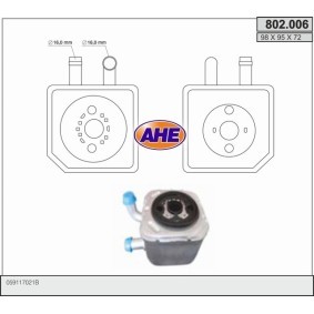 Ölkühler 802.006 von AHE günstig für 88,05 € online kaufen