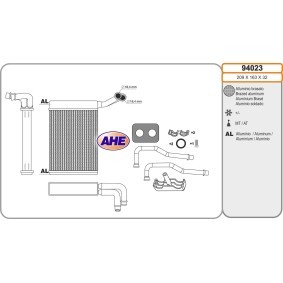 Wärmetauscher, Innenraumheizung 94023 von AHE günstig für 132,64 € online kaufen