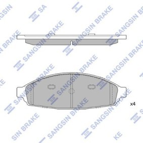 Achetez des Plaquettes de frein Hi-Q SP1334 à prix pour 49,41 €