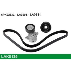 Comprar Juego de correas trapeciales poli V de LUCAS LAK0135 a bajo precio de 96,25 €