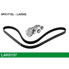 Comprar Juego de correas trapeciales poli V de LUCAS LAK0137 a bajo precio de 186,18 €