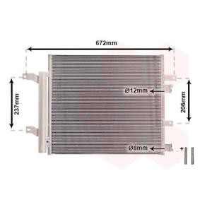 Compre Condensador de aire acondicionado de VAN WEZEL online para F-Type Cabrio (X152) a precios moderados
