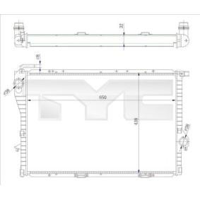 Kühler, Motorkühlung 703-0005-R von TYC günstig für 124,63 € online kaufen