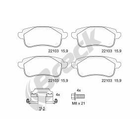 Achetez des Plaquettes de frein BRECK 22103 00 704 00 à prix pour 46,98 €