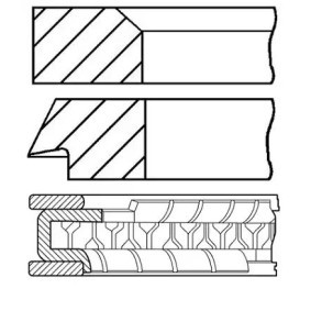 Achetez des Segment de piston de chez GOETZE ENGINE en ligne pour 3 Cabriolet (E36) à prix modérés