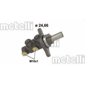 Acquista Cilindro maestro del freno da METELLI 05-1155 a buon mercato per soli 108,88 €