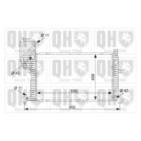 Compre Radiador, arrefecimento do motor da QUINTON HAZELL QER1722 a um preço baixo por 316,66 €